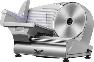 OEM Cortadora De Carne El&eacute;ctrica De 180 W, Cuchilla De Acero Inoxidable Y Protector De Cuchilla Con Grosor Ajustable, 180 W
