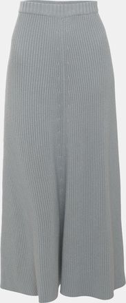 Joseph Pale Blue Rib Knit Maxi Skirt