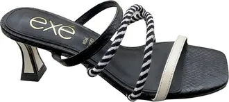 Ex&eacute; Womens Natalie Sandals In Black