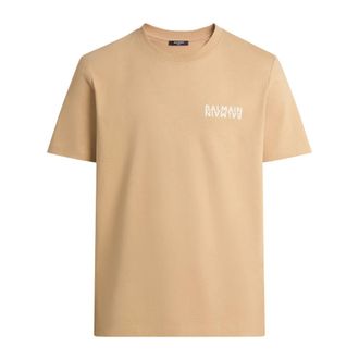 Balmain Hombre, Camisetas, Marr&oacute;n, Talla: L