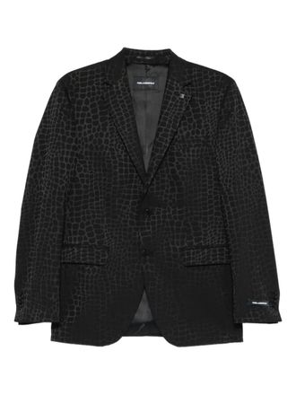 Karl Lagerfeld Clever patterned blazer - Black