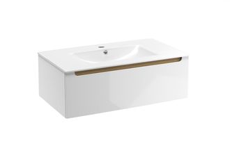 Puma Naturel - Mueble De Ba&ntilde;o Con Lavabo Stilla 80x30x45 Cm, Blanco (stillad08005u1)