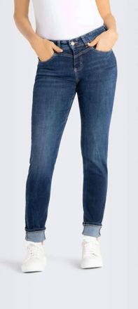 Mac Jeans Rich Slim Jeans In Dark Blue Net Wash