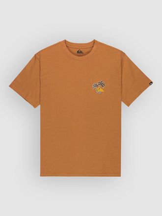 Quiksilver Evo Learning From Nature T-Shirt braun