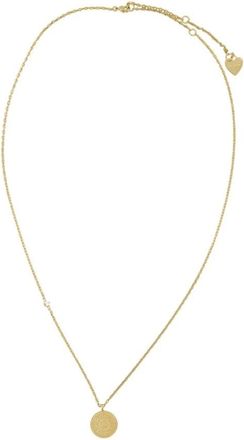 Acne Studios Accessoires, Dames, Geel, ONE Size, Denim, Gouden Denim Rivet Ketting Messing