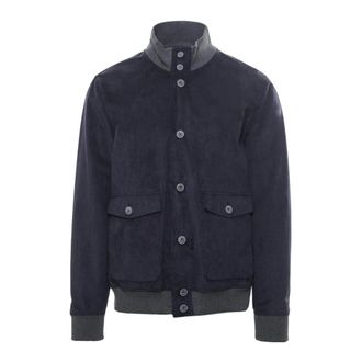 Gran Sasso Light Jackets, male, Blue, Size: 2XL Bomber Jacket