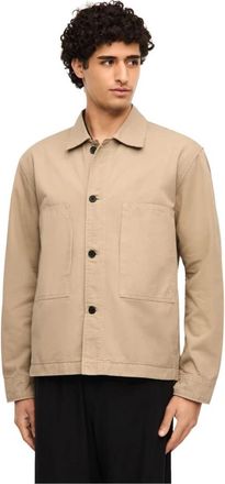 Elvine Overshirt Hamse - Heren - Zomerjassen - Beige - XL - Jassen