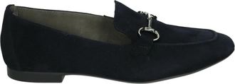 Paul Green Blauwe Su&egrave;de Instappers - Dames - Loafers - Blauw - 35 1/2 EU - Su&egrave;de - Schoenen