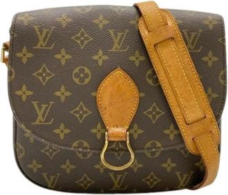 Louis Vuitton Pre-owned Cross Body Bags, female, Brown, Size: ONE SIZE Pre-owned Saint Cloud Shoulder Bag
