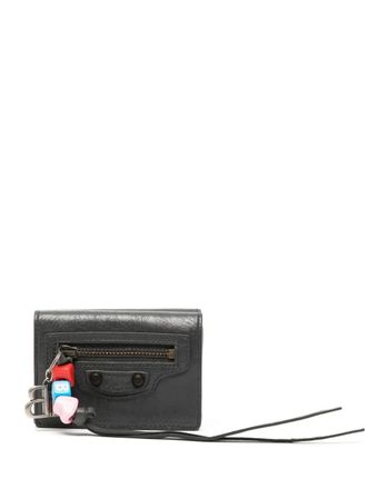 Balenciaga Le City mini wallet - women - Lambskin - One Size - Grey