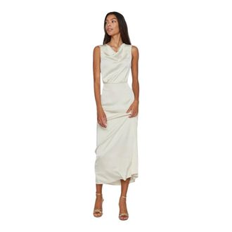 Vila Vila, Dames, Jurken, Beige, Maat: M