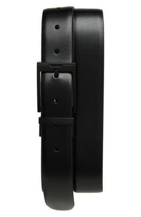 Original Penguin Leather Belt in Black at Nordstrom Rack, Size 32