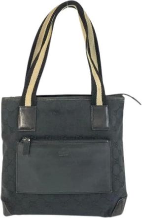 Gucci Pre-owned Tote Bags, female, Black, Size: ONE SIZE Pre-owned Tote Bag