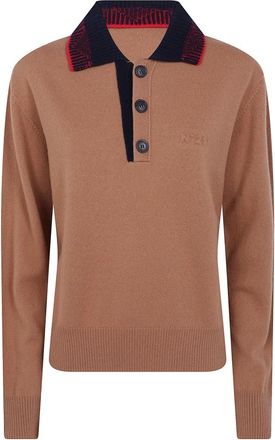 N&deg;21 Mujer, Camisetas, Marr&oacute;n, Talla: S