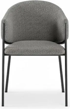 Stones Set of 2 chairs MEDEA, dark gray