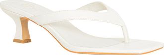 Shushop Franny Kitten Heel Flip Flop in Bone at Nordstrom, Size 6.5