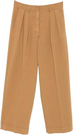 Forte_Forte Camel Cotton Trousers