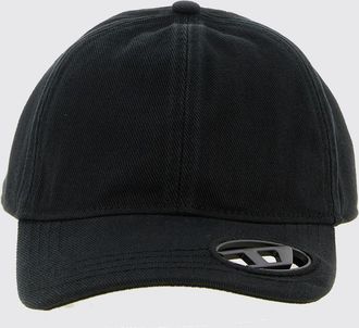 Diesel Cappello C-Plak in twill di cotone