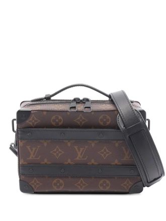 Louis Vuitton 2021-2025 Monogram Macassar Handle Soft Trunk satchel - Brown
