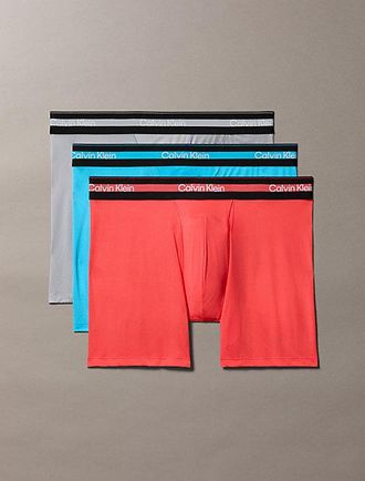 Calvin Klein 3-pack boxers lang - Icon Active Mesh