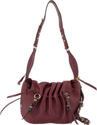 Isabel Marant Bolton Schoudertas - Dames - Schoudertassen - Rood - ONE Size - Leer - Tassen