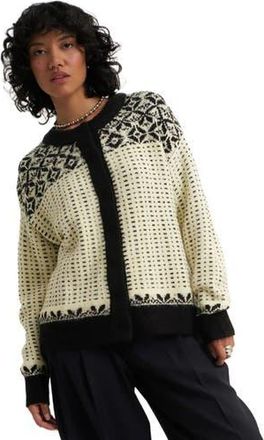Callahan Oversized Maeve Cardigan - Womens in Black at Nordstrom, Size Medium