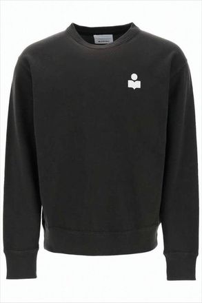 Isabel Marant Relaxed-Fit Long Sleeve Sweatshirt With Ribbed Details