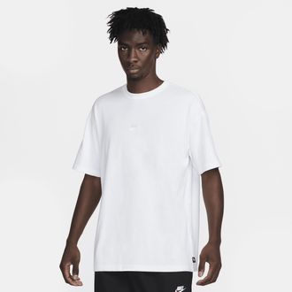 Nike Mens Nike Sportswear Premium Essentials T-Shirt in White | DO7392-101