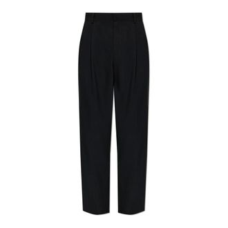 Balmain Pantaloni con Pinces Definite - - Trousers - Uomo - Nero - L