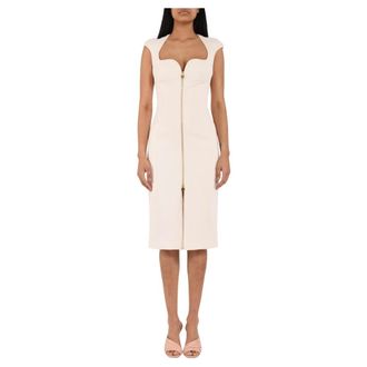 Elisabetta Franchi Midi Dresses, female, Pink, Size: 2XL Midi Dress