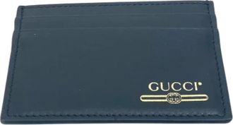 Gucci Pre-owned Wallets, male, Black, Size: ONE SIZE Pre-owned Leather wallets