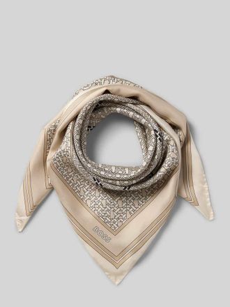 HUGO BOSS Tuch aus reiner Seide Modell LAINY in Beige, Gr&ouml;&szlig;e 1