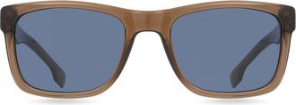 BOSS Boss 1569/S 09Q/KU Mens Sunglasses Brown Size 55
