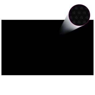 vidaXL Cubierta De Piscina Rectangular Pe Negro 1000x600 Cm Vidaxl