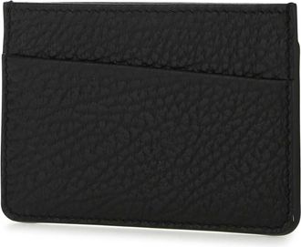Maison Margiela Mens Holder Card Case Black Leather Bovina Cases