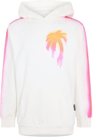 Palm Angels Mens Hoodie in White Multi - Multicolour - Size X-Large