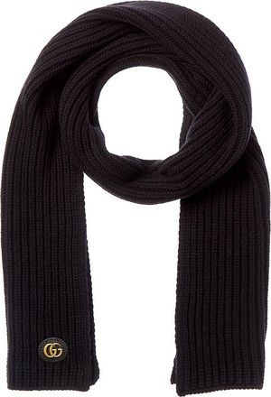 Gucci GG Wool & Cashmere-Blend Scarf