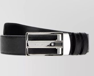 Montblanc leather reversible belt