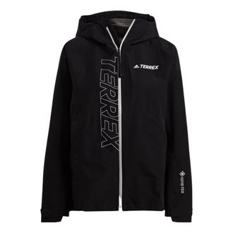 adidas (WMNS) adidas Terrex Gore-Tex Paclite Rain Jacket Asia Sizing Black GM4807