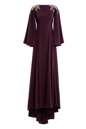 Saiid Kobeisy Embellished Crepe Kaftan