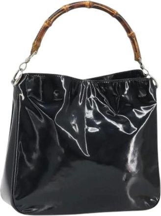 Gucci Pre-owned Handbags, female, Black, Size: ONE SIZE Pre-owned Vintage Handbag