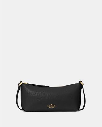 Kate Spade New York Womens Lenox Mini Crossbody Bag - Black Leather - One Size