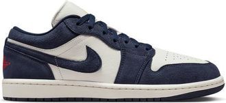 Nike Jordan Mens Air 1 Low SE - Shoes University Gold/Cargo Khaki/Chile Red Size 10.0