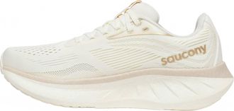 Saucony Womens Ride 18 Running Shoes In Vanilla