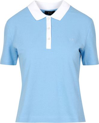Fay Camisetas Y Polos Azul Claro+Blanco