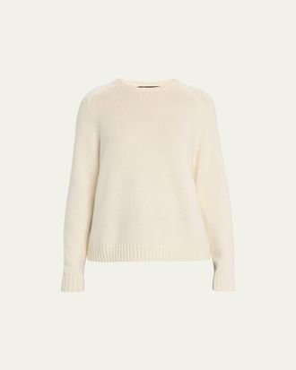 Loro Piana Neo Parksville Cashmere Crewneck Sweater