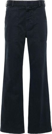 Nili Lotan Gaby trousers - women - Cotton/Elastane - 6 - Blue