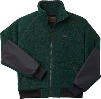 Filson Mens Sherpa Fleece Jacket In Fir
