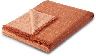 BIEDERLACK Plaid »Nore« mit kurzer Franse