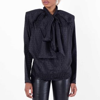 Anine Bing Rachel Silk-Rayon Blend Top